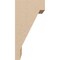 Ekena Millwork 4"W x 4"D x 8"H Wide Burlington Rough Cedar Woodgrain TimberThane Corbel, Primed Tan CORUR04X04X08BURRCPR - alternate 3